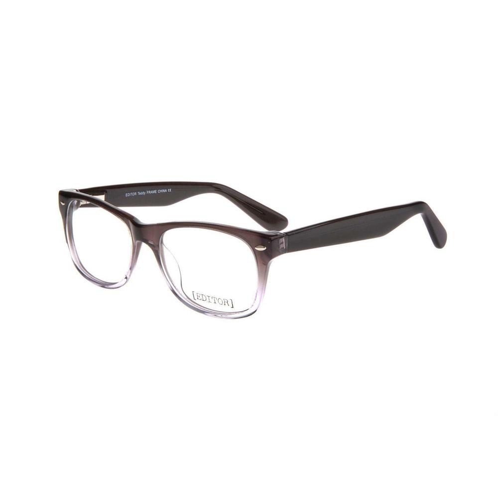New Editor Eyewear Crystal Grey Fade TEDDY Eyeglasses 53/17/145